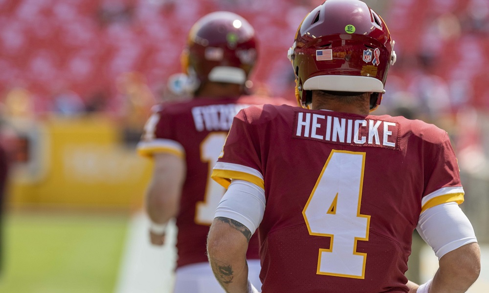 Fantasy Football: Play QB Taylor Heinicke this week